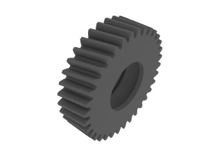 Gear for Electric Bicycle T34 D455 3D-printmodel
