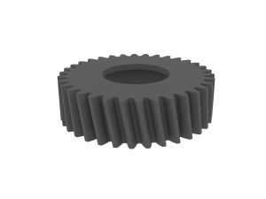 Gear for Electric Bicycle T34 D455 3D-printmodel