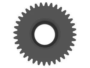 Engrenagem para Bicicleta El&eacute;trica T36 D48 Modelo de Impressão 3D