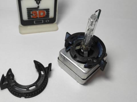 Mounting of xenon lamp AUDI Q7 OSRAM 66340HBI Modèles 3D en vedette