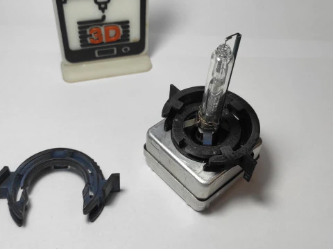 Mounting of xenon lamp AUDI Q7 OSRAM 66340HBI 3D Print Model