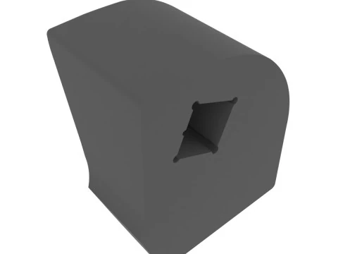 हुड खोलने वाला हैंडल फिएट 735410607 - मरम्मत किट 3D प्रिंट मॉडल