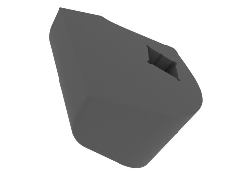 Hood opening handle Fiat 735410607 - REPAIR KIT 3D 프린트 모델