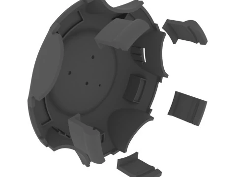 Lexus LX470 wheel center cap 42603-60600 3D Print Model