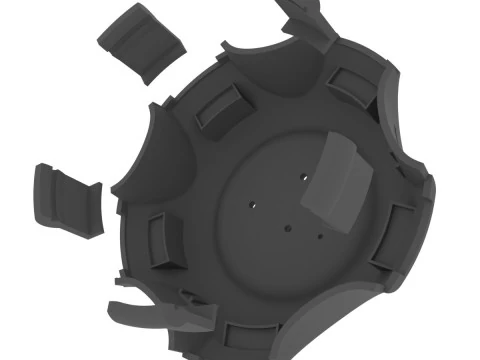 Lexus LX470 wheel center cap 42603-60600 3D Print Model