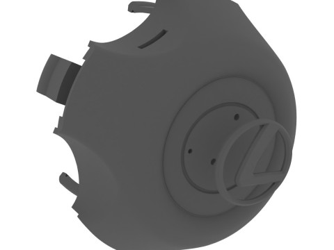 Lexus LX470 wheel center cap 42603-60600 Model Cetak 3D