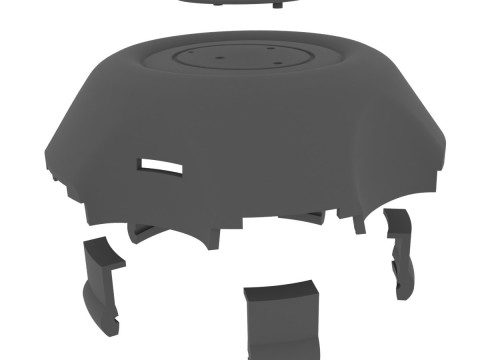 Lexus LX470 wheel center cap 42603-60600 Model Cetak 3D