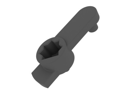 Heater flap actuator Visteon VP1S7H-19E616-BB V2 Model do druku 3D