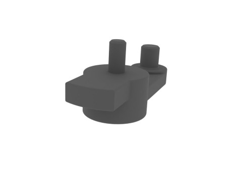 Heater flap actuator Visteon VP1S7H-19E616-BB V2 Model do druku 3D