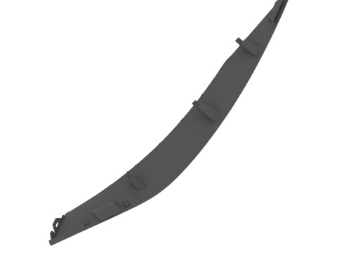 Headlight trim-finisher for the Nissan Qashqai J12 2021 7650U100 3D Print Model