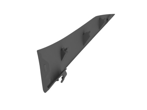 Headlight trim-finisher for the Nissan Qashqai J12 2021 7650U100 Modèles 3D en vedette