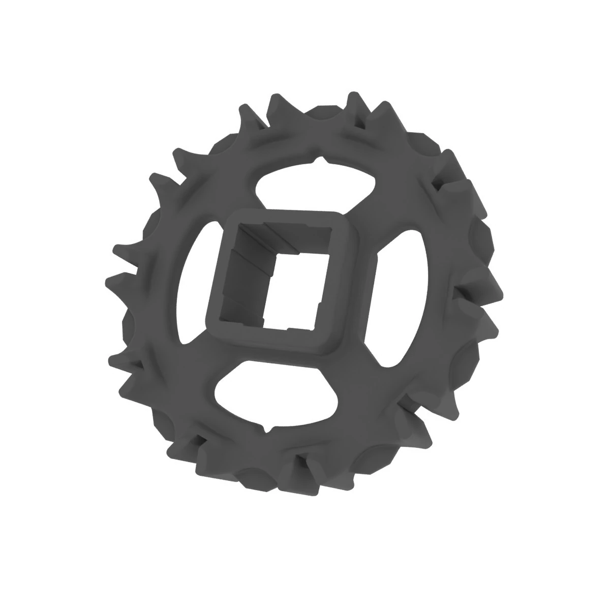 Intralox Series S800 sprocket with a 165 mm pitch diameter 10 teeth 3D Print Model .c4d .max .obj .3ds .fbx .stl .blend 
