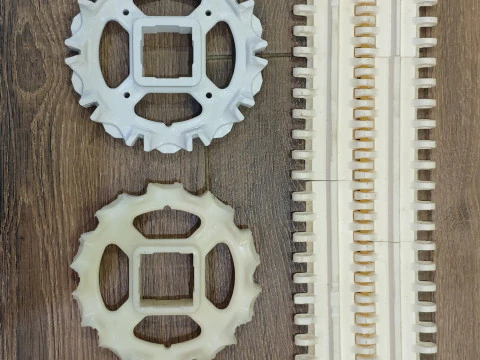 Intralox Series S800 sprocket with a 165 mm pitch diameter 10 teeth 3D Print Model