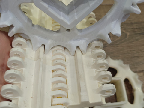 Intralox Series S800 sprocket with a 165 mm pitch diameter 10 teeth 3Dプリントモデル
