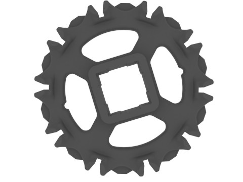 Intralox Series S800 sprocket with a 165 mm pitch diameter 10 teeth 3Dプリントモデル