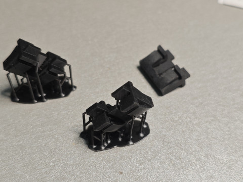 Clip for securing the drip rail trim Cadilac CTS and CTS-V 20968056 Modello di stampa 3D