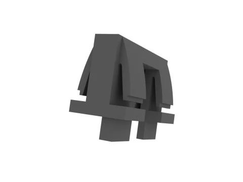 Clip for securing the drip rail trim Cadilac CTS and CTS-V 20968056 3D Print Model