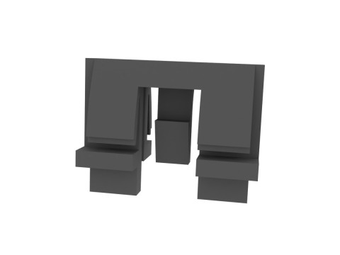 Clip for securing the drip rail trim Cadilac CTS and CTS-V 20968056 Modello di stampa 3D
