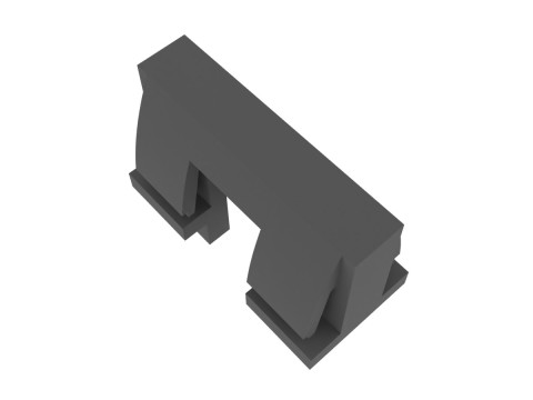 Clip for securing the drip rail trim Cadilac CTS and CTS-V 20968056 Modello di stampa 3D