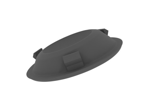 Inner right mirror cover for the Renault Sandero 8200815703 Model Cetak 3D