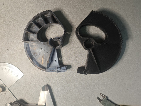 Clutch pedal automatic adjustment repair kit Renault Clio II 7701470150 3D Принт Модель