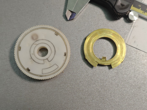 Rear wiper motor gear Volvo V70 Mk2 XC70 3Dプリントモデル
