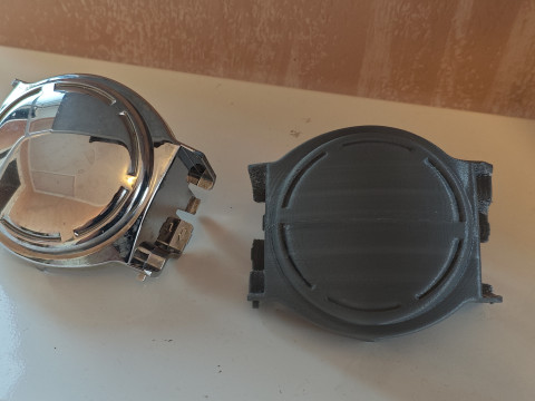 Fog light cover for the Citroen C3 Mk2 9687573480 LR Model Cetak 3D