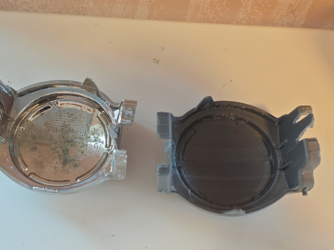 Fog light cover for the Citroen C3 Mk2 9687573480 LR Model Cetak 3D