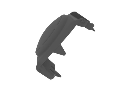 Fog light cover for the Citroen C3 Mk2 9687573480 LR Model Cetak 3D