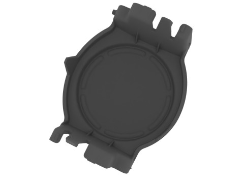 Fog light cover for the Citroen C3 Mk2 9687573480 LR Model Cetak 3D