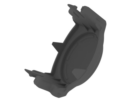 Fog light cover for the Citroen C3 Mk2 9687573480 LR Model Cetak 3D