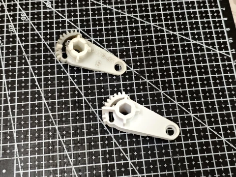 Citroen Peugeot Heater A-C Flap Actuator Lever Gear 1607488280 3D Print Model
