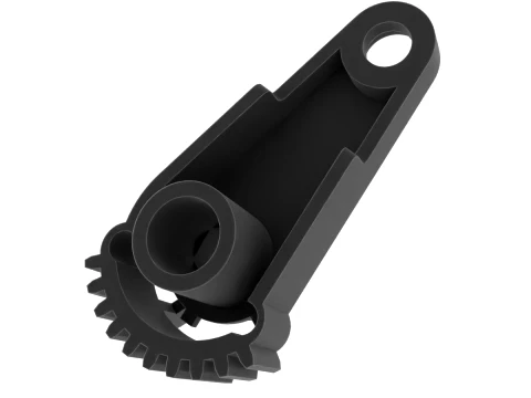 Citroen Peugeot Heater A-C Flap Actuator Lever Gear 1607488280 3D Print Model
