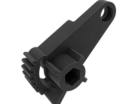 Citroen Peugeot Heater A-C Flap Actuator Lever Gear 1607488280 3D Print Model