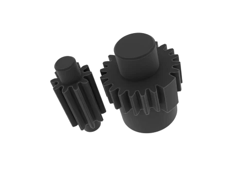 コーヒーマシンギアセット 3Dプリントモデル