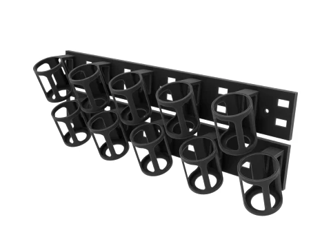 MODULAR WALL-MOUNTED PAINT BOTTLE ORGANIZER 3D Print Model