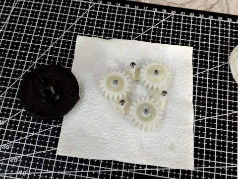 Planetary Gearbox Carrier Coupling for Scarlett SC-MG45M18 3D Print Model