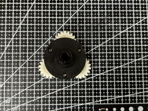 Planetary Gearbox Carrier Coupling for Scarlett SC-MG45M18 3D Print Model