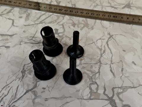 Mitsubishi Rear Seat Folding Knob and Retainer MR607284 3D Print Model