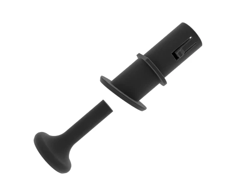 Mitsubishi Rear Seat Folding Knob and Retainer MR607284 3D Print Model
