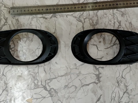 Moldura do farol de nevoeiro Toyota 52437-52050 Modelo de Impressão 3D