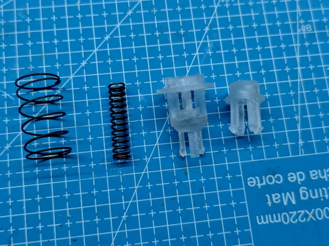 MIN Coper Oil Filter Housing Drain Plunger Spring Repair Kit 3D Print Model