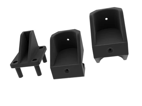 IKEA IVAR Clothes Rail Holder 3D Print Model