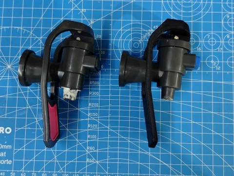 Water Cooler Dispenser Faucet Push Lever - Cup Paddle 3D Print Model