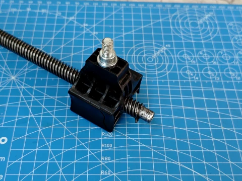 Avidsen Vrin V2 Gate Actuator Lead Screw Carriage Nut - Slider Block 3D Print Model