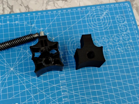 Avidsen Vrin V2 Gate Actuator Lead Screw Carriage Nut - Slider Block 3D Print Model