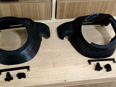 Harley-Davidson Touring Lower Fairing Speaker Enclosure 76000497 3D Print Model