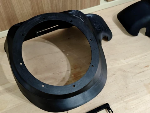 Harley-Davidson Touring Lower Fairing Speaker Enclosure 76000497 3D Print Model