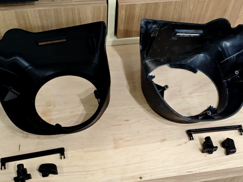 Harley-Davidson Touring Lower Fairing Speaker Enclosure 76000497 3D Print Model