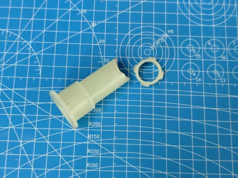 Toyota Avensis Folding Mirror Pivot Shaft 3D Print Model
